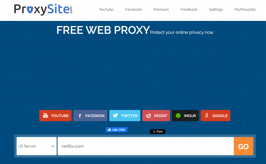 Use a Web Proxy